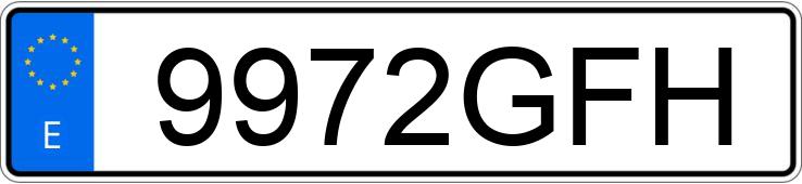 Numer rejestracyjny 9972GFH posiada SEAT IBIZA Numer rejestracyjny 9972GFH posiada SEAT IBIZA