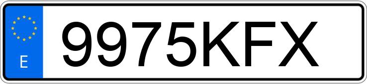 Numer rejestracyjny 9975KFX posiada SEAT LEON Numer rejestracyjny 9975KFX posiada SEAT LEON