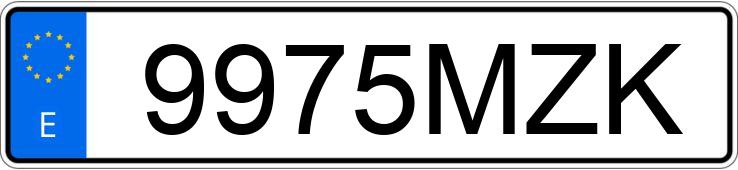 Numer rejestracyjny 9975MZK posiada SEAT LEON Numer rejestracyjny 9975MZK posiada SEAT LEON