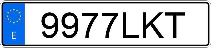 Numer rejestracyjny 9977LKT posiada PEUGEOT 3008