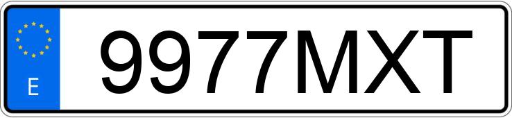 Numer rejestracyjny 9977MXT posiada AUDI A5