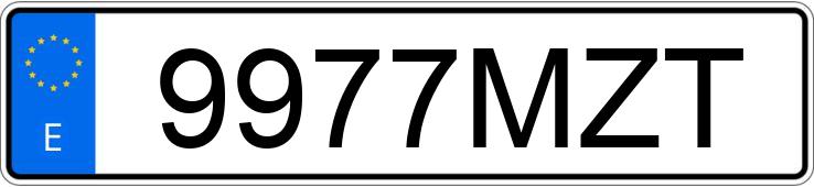 Numer rejestracyjny 9977MZT posiada CUPRA TERRAMAR Numer rejestracyjny 9977MZT posiada CUPRA TERRAMAR