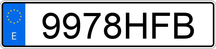 Numer rejestracyjny 9978HFB posiada VOLKSWAGEN GOLF Numer rejestracyjny 9978HFB posiada VOLKSWAGEN GOLF