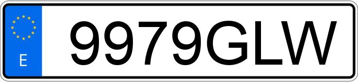 Numer rejestracyjny 9979GLW posiada RENAULT TRAFIC