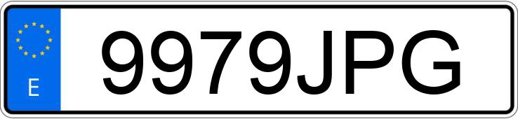 Numer rejestracyjny 9979JPG posiada RENAULT CLIO