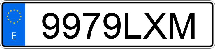 Numer rejestracyjny 9979LXM posiada BMW SERIE 4