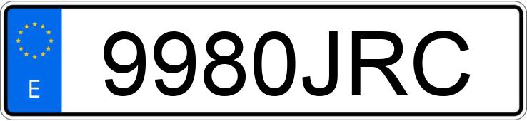 Numer rejestracyjny 9980JRC posiada LAND ROVER RANGE ROVER SPORT