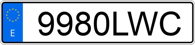 Numer rejestracyjny 9980LWC posiada FORD KUGA Numer rejestracyjny 9980LWC posiada FORD KUGA