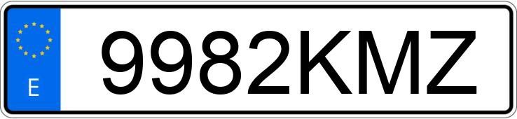 Numer rejestracyjny 9982KMZ posiada PEUGEOT 2008