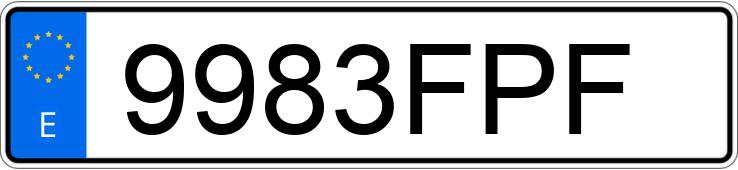 Numer rejestracyjny 9983FPF posiada RENAULT MEGANE Numer rejestracyjny 9983FPF posiada RENAULT MEGANE