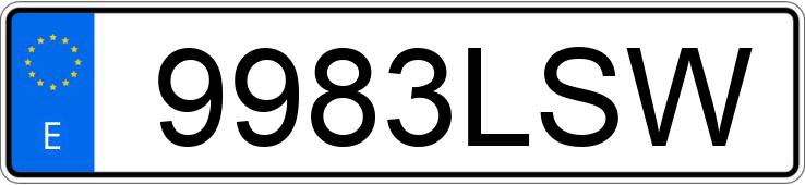 Le numéro d’enregistrement 9983LSW a RENAULT ARKANA