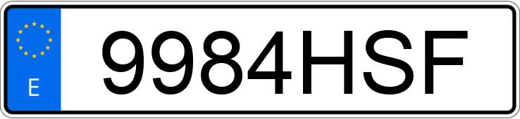 Numer rejestracyjny 9984HSF posiada OPEL INSIGNIA