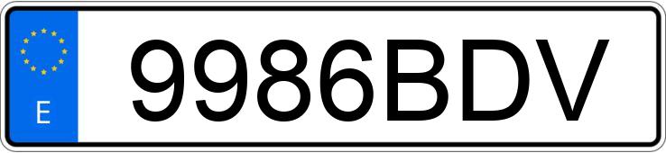 Numer rejestracyjny 9986BDV posiada VOLKSWAGEN GOLF Numer rejestracyjny 9986BDV posiada VOLKSWAGEN GOLF