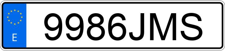 Numer rejestracyjny 9986JMS posiada FIAT DUCATO