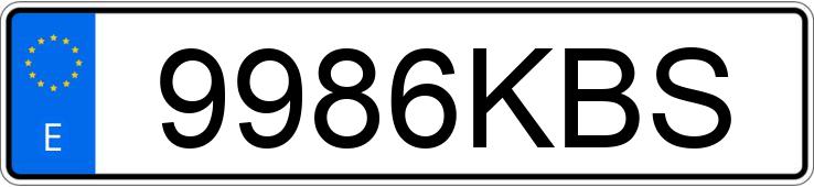 Numer rejestracyjny 9986KBS posiada OPEL MOKKA