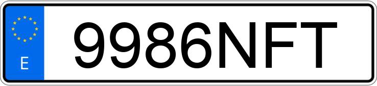 Numer rejestracyjny 9986NFT posiada CITROEN BERLINGO