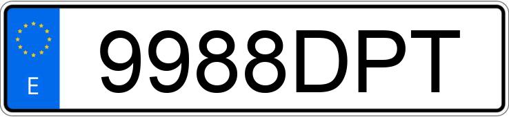 Numer rejestracyjny 9988DPT posiada OPEL ASTRA