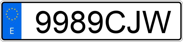 Numer rejestracyjny 9989CJW posiada BMW SERIE 3 Numer rejestracyjny 9989CJW posiada BMW SERIE 3
