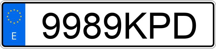 Numer rejestracyjny 9989KPD posiada OPEL ASTRA