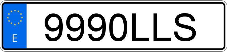 Numer rejestracyjny 9990LLS posiada SEAT LEON