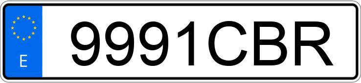 Numer rejestracyjny 9991CBR posiada VOLKSWAGEN GOLF