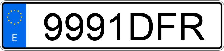 Numer rejestracyjny 9991DFR posiada AUDI A4