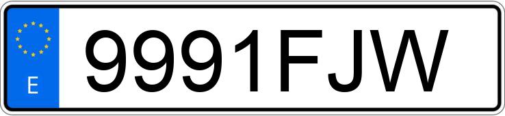 Numer rejestracyjny 9991FJW posiada HYUNDAI TERRACAN