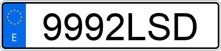 Numer rejestracyjny 9992LSD posiada VOLKSWAGEN T-CROSS