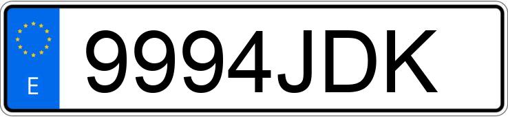 Numer rejestracyjny 9994JDK posiada VOLKSWAGEN TIGUAN