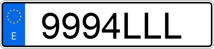 Numer rejestracyjny 9994LLL posiada TOYOTA PROACE Numer rejestracyjny 9994LLL posiada TOYOTA PROACE