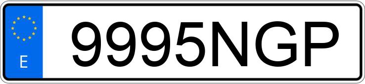 Numer rejestracyjny 9995NGP posiada BMW SERIE 3