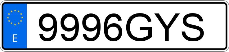 Numer rejestracyjny 9996GYS posiada FORD FIESTA Numer rejestracyjny 9996GYS posiada FORD FIESTA