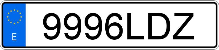 Numer rejestracyjny 9996LDZ posiada MERCEDES A (177)