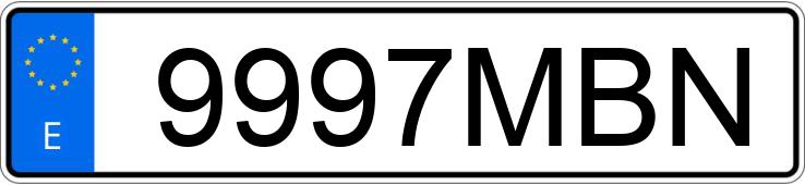 Numer rejestracyjny 9997MBN posiada HYUNDAI TUCSON