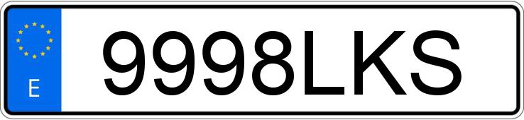 Numer rejestracyjny 9998LKS posiada SKODA SCALA Numer rejestracyjny 9998LKS posiada SKODA SCALA