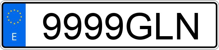 Numer rejestracyjny 9999GLN posiada PEUGEOT 308 Numer rejestracyjny 9999GLN posiada PEUGEOT 308