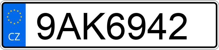 Numer rejestracyjny 9AK6942 posiada ŠKODA Fabia