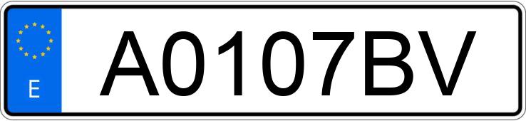 Numer rejestracyjny A0107BV posiada JEEP WRANGLER