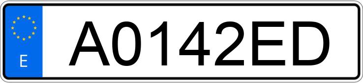 Numer rejestracyjny A0142ED posiada VOLKSWAGEN GOLF Numer rejestracyjny A0142ED posiada VOLKSWAGEN GOLF