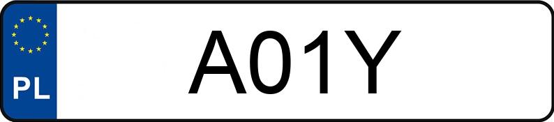 Numer rejestracyjny A01Y posiada CADILLAC DE VILLE Numer rejestracyjny A01Y posiada CADILLAC DE VILLE