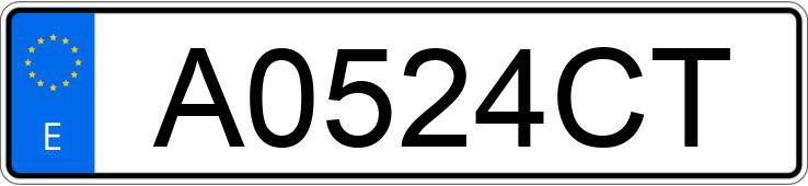 Numer rejestracyjny A0524CT posiada SEAT IBIZA