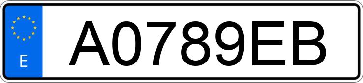 Numer rejestracyjny A0789EB posiada FORD FIESTA