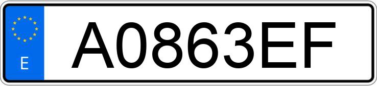 Numer rejestracyjny A0863EF posiada VOLKSWAGEN GOLF Numer rejestracyjny A0863EF posiada VOLKSWAGEN GOLF