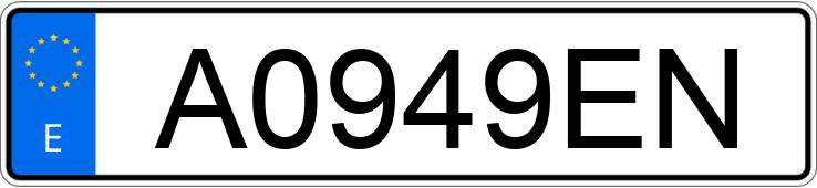Numer rejestracyjny A0949EN posiada SEAT LEON Numer rejestracyjny A0949EN posiada SEAT LEON