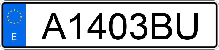 Numer rejestracyjny A1403BU posiada MERCEDES MB-120