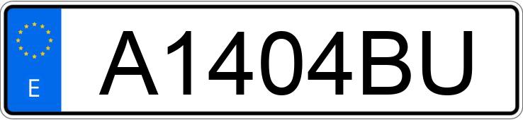 Numer rejestracyjny A1404BU posiada MERCEDES 190 (201)