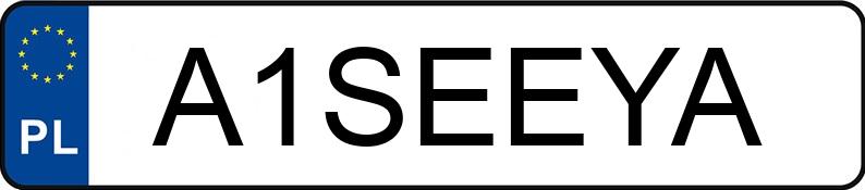 Numer rejestracyjny A1SEEYA posiada BMW 435I Numer rejestracyjny A1SEEYA posiada BMW 435I