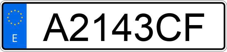 Numer rejestracyjny A2143CF posiada SUZUKI INTRUDER 800