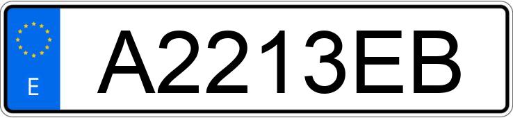 Numer rejestracyjny A2213EB posiada PEUGEOT 206 Numer rejestracyjny A2213EB posiada PEUGEOT 206