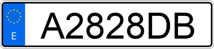 Numer rejestracyjny A2828DB posiada BMW SERIE 3